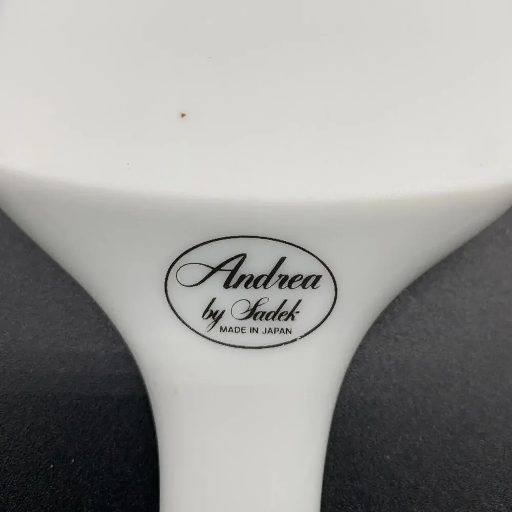 Vintage Andre by Sadek Cake serving Plate Spatula NIB Vineyard 10” Gold Rim Japa - Picture 5 of 9